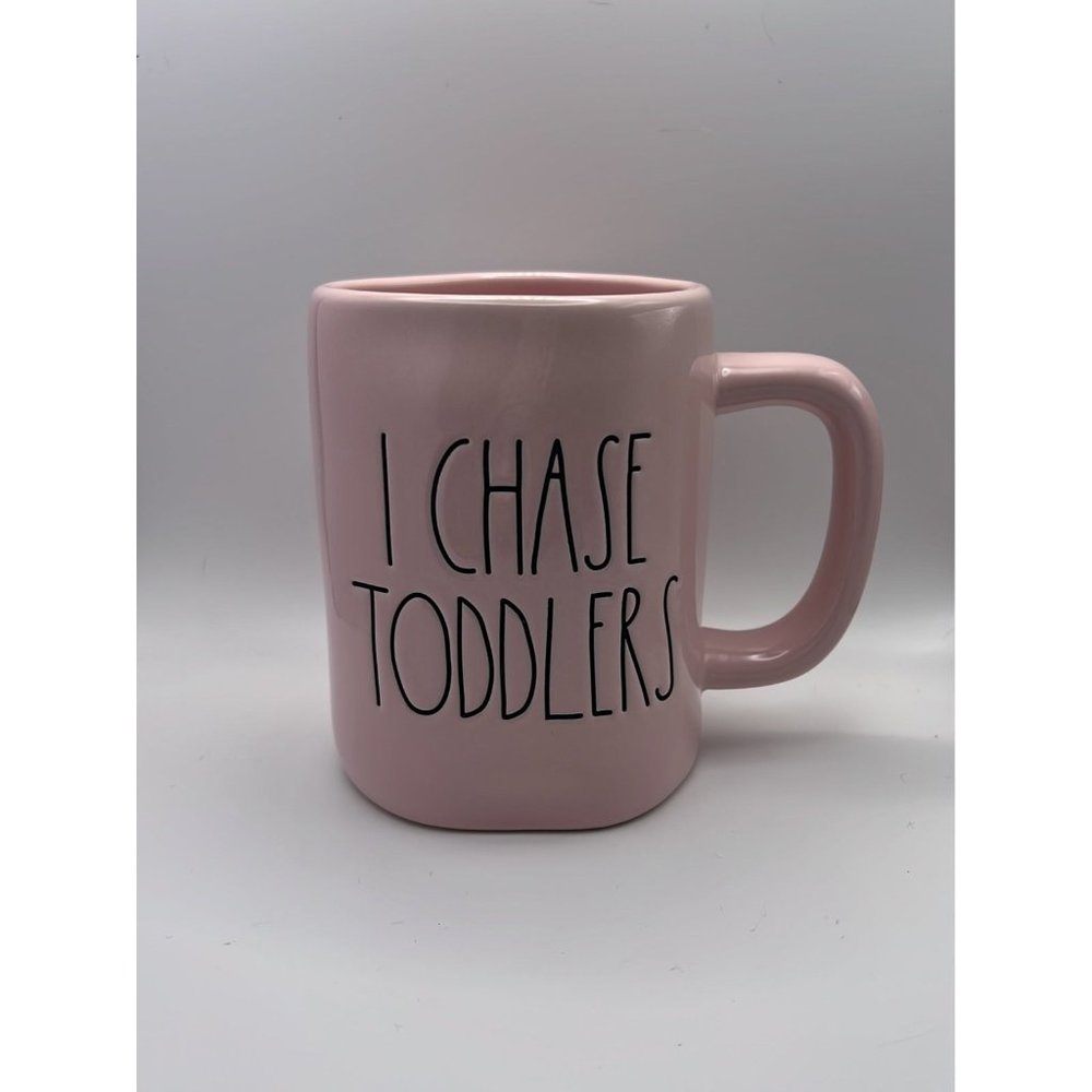 BRAND NEW 2023 Rae DunnI I CHASE TODDLERS Light Pink Mug